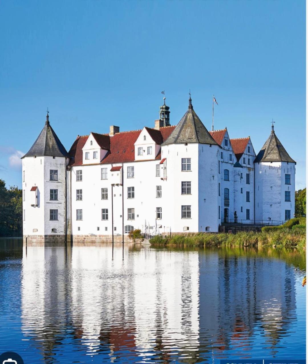 Ferienwohnung Am Schlosspark Glücksburg Buitenkant foto