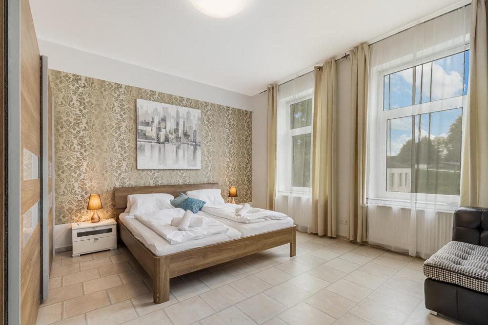 Ferienwohnung Am Schlosspark Glücksburg Buitenkant foto