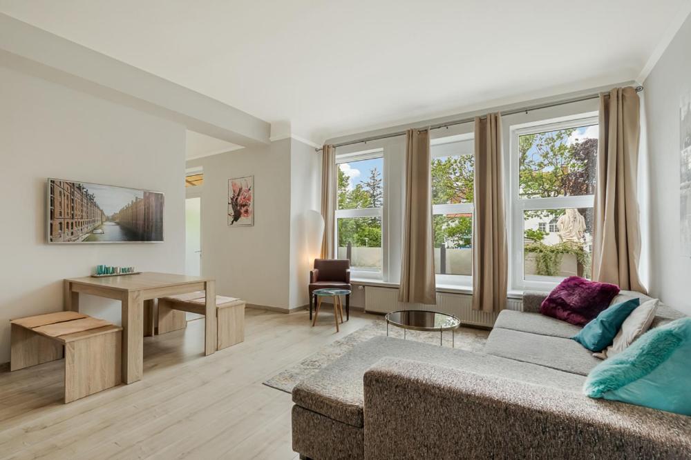 Ferienwohnung Am Schlosspark Glücksburg Buitenkant foto